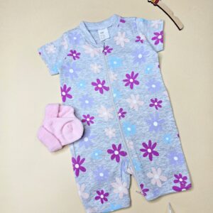 رامپر اچ‌اند‌ام دخترانه گلدار