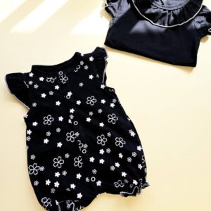 رامپر زمینه مشکی گل دار